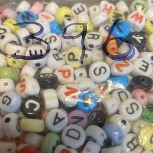 Colorful Alphabet Beads